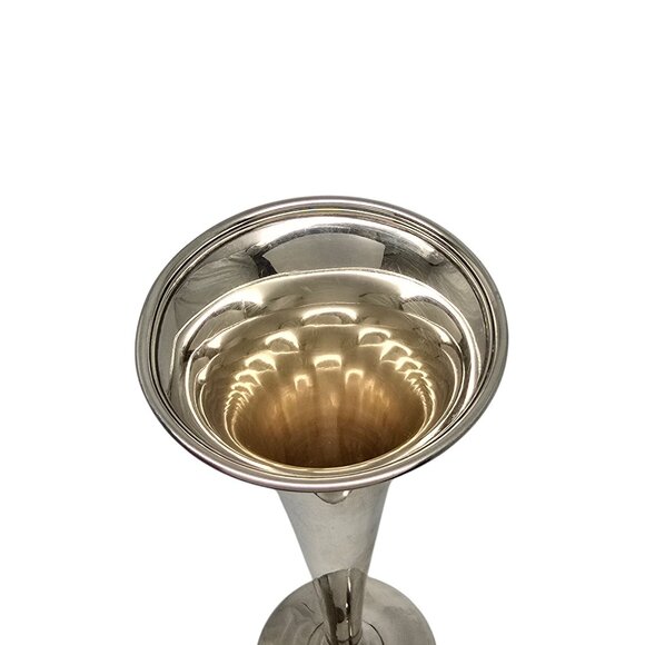 Antique Tiffany & Co Sterling Silver Trumpet Bud Vase 17613 #19618 - Picture 6 of 10